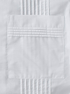 Pocket detail showing 4 tucks