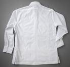 Back showing side and center pleats