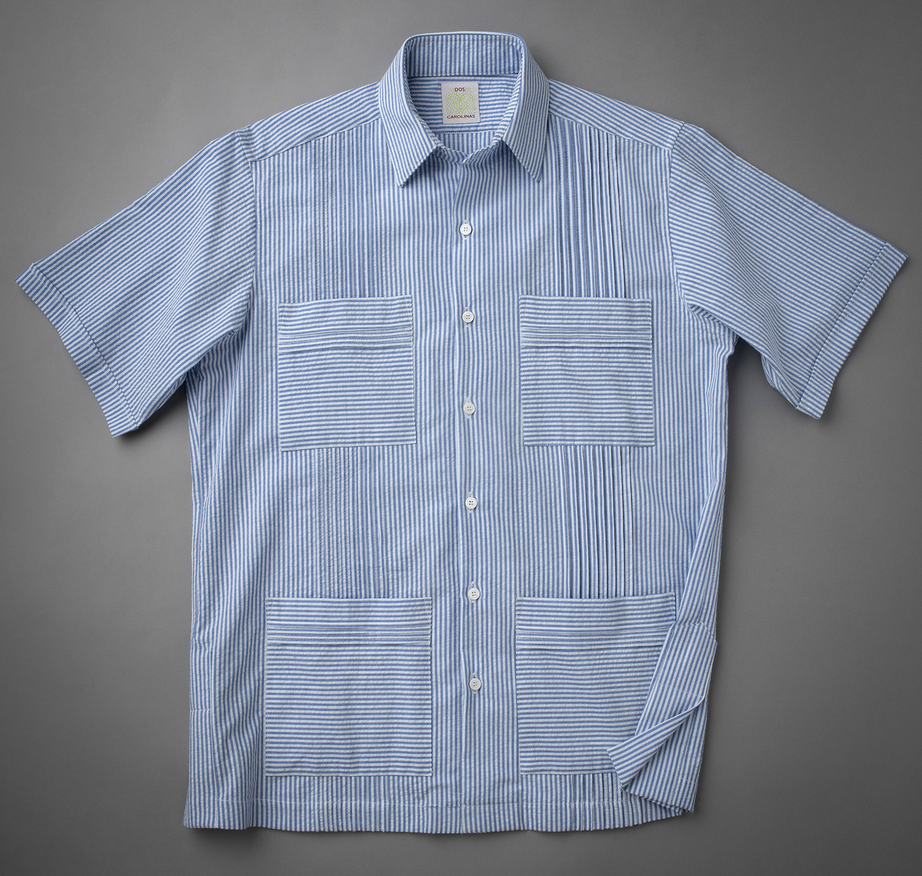 Front of Seersucker shirt.